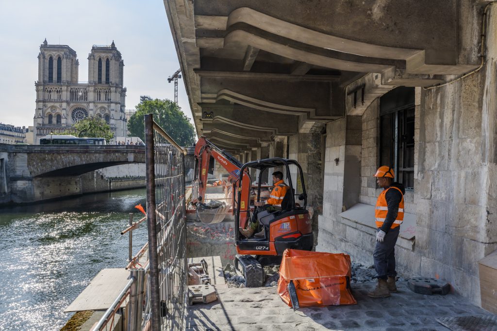 La gare de Saint-Michel Notre-Dame fermée 4 mois pour travaux 8 travaux automne 2022 gare de Saint-Michel Notre-Dame