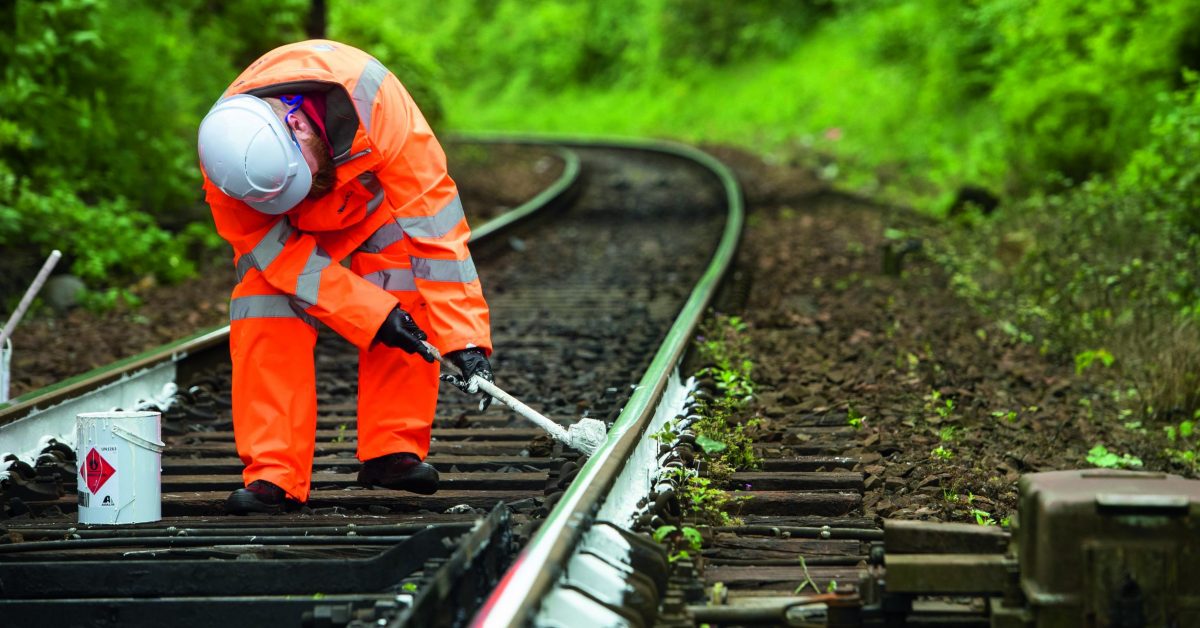 Blanchiment des rails