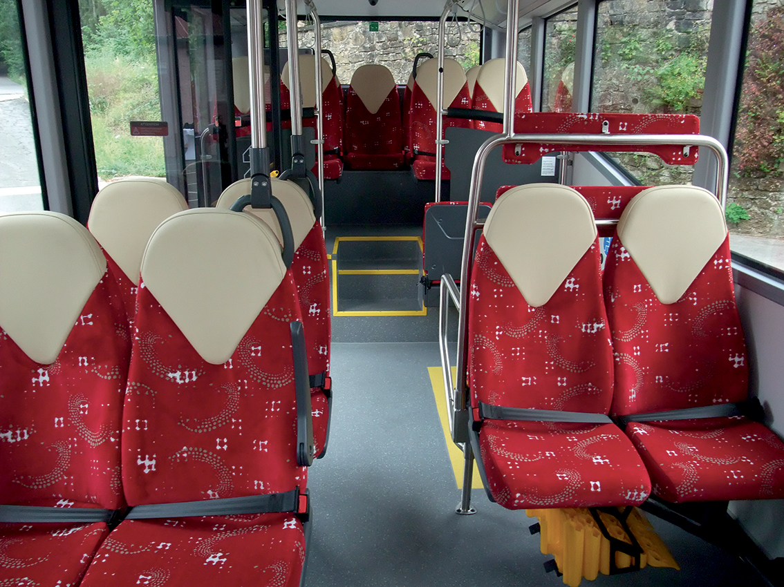 Intérieur bus e-Atak Karsan