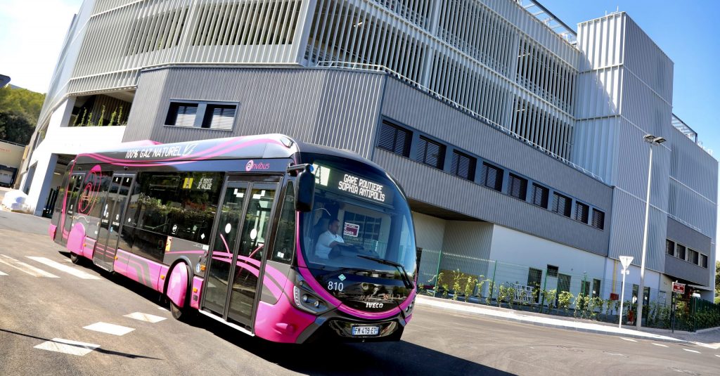 Un nouveau dépôt multi-fonctions pour le réseau de bus d'Antibes 4 dépôt bus Antibes Keolis inauguré le 2 novembre 2022