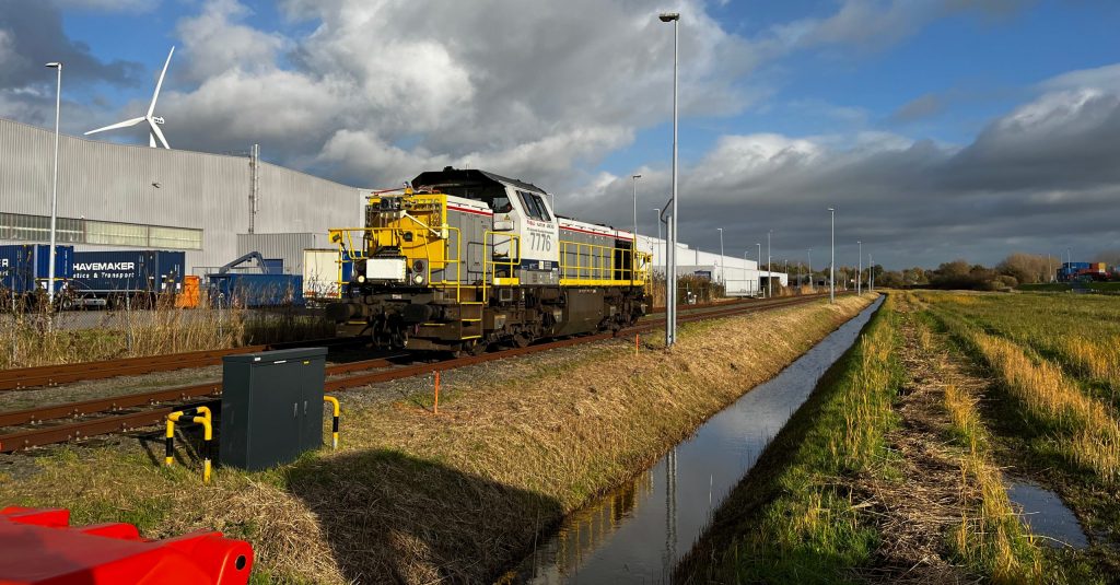 ATO shunting locomotive in the Netherlands