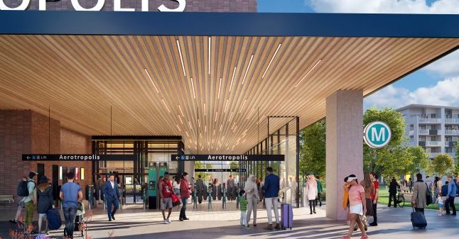 Future ligne de métro automatique pour desservir le futur aéroport de Sydney