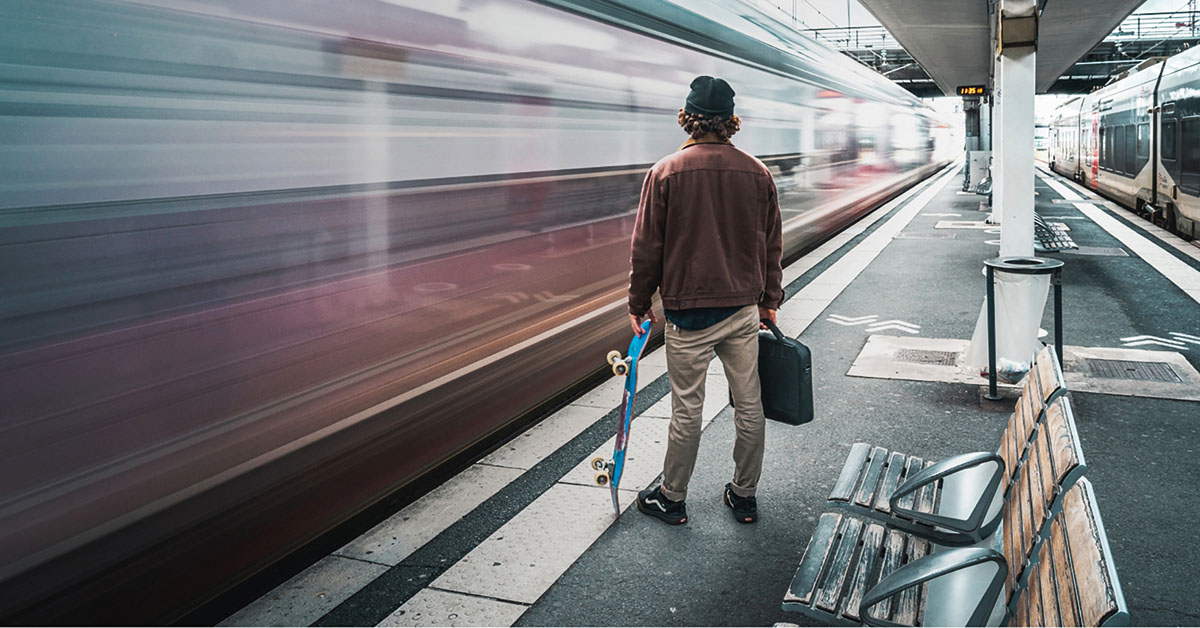 Train quai gare