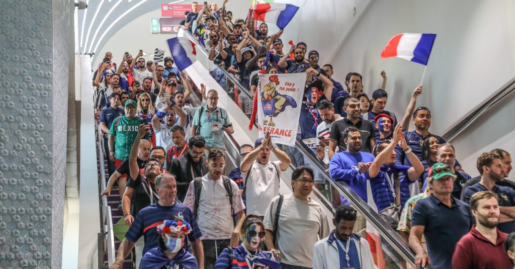 Des pointes à 827 000 voyageurs par jour pendant le Mondial de foot (contre 100 000 en temps normal) dans le métro de Doha.