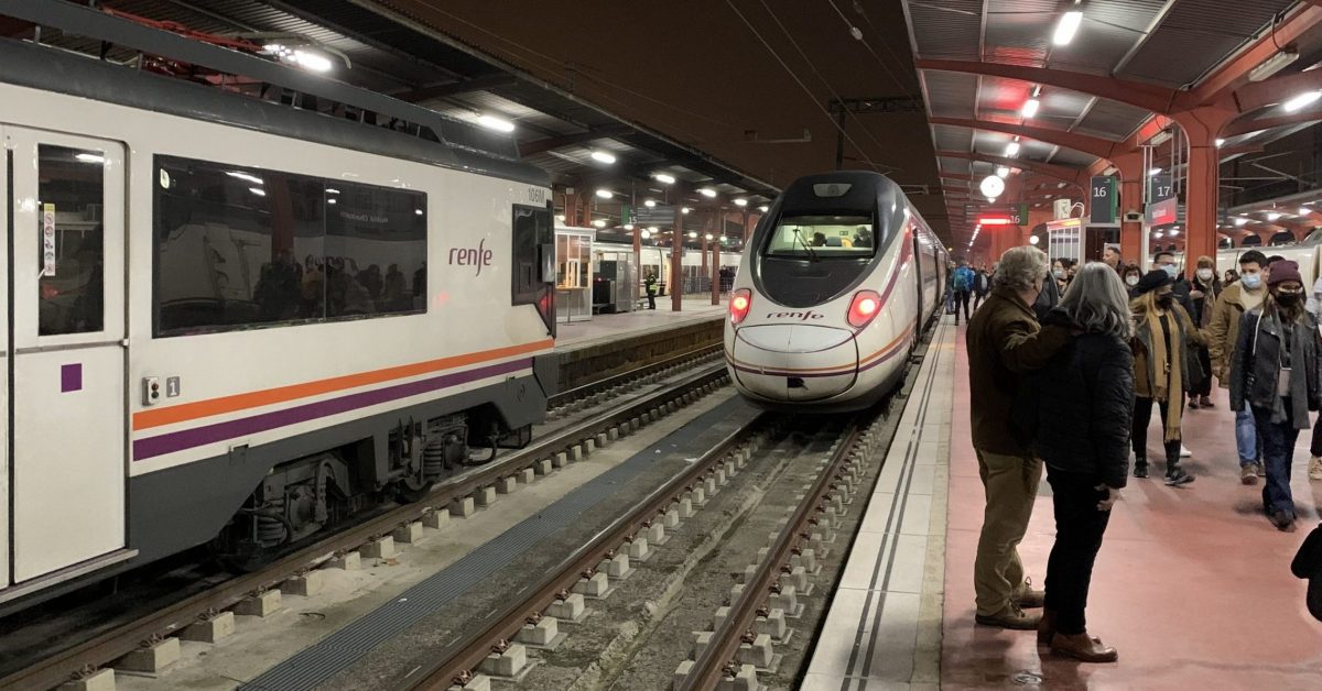 Trains de la Renfe gare de Madrid