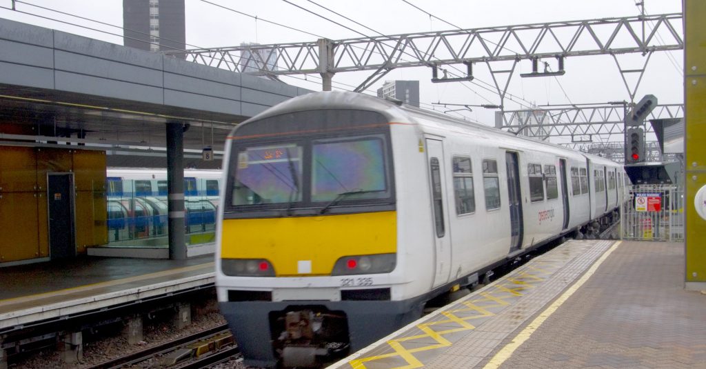 Train Greater Anglia Stratford Londres