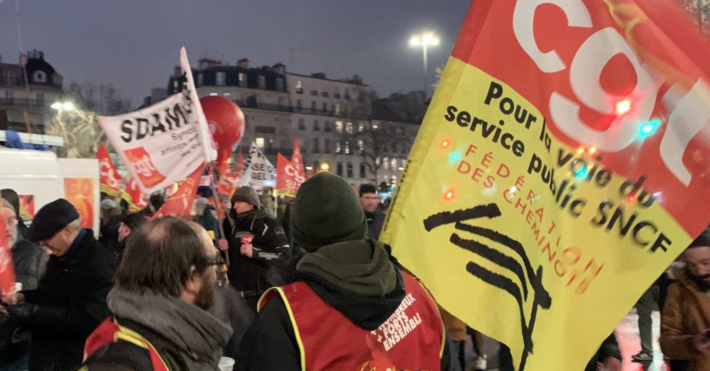 Les syndicats de la SNCF face à la réforme des retraites 8 Manifestation contre la réforme des retraites février 2023