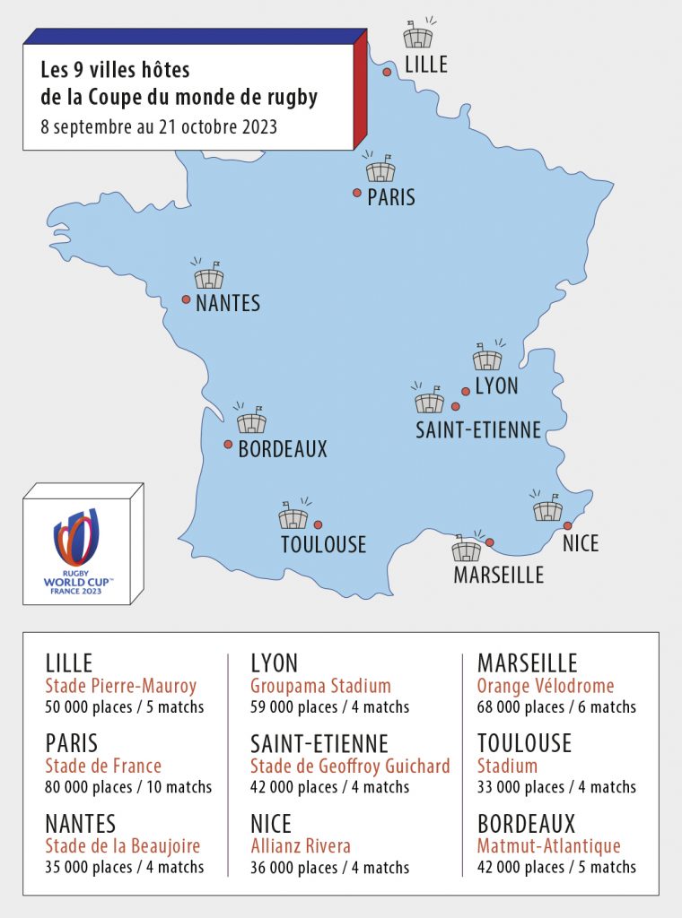 carte coupe du monde de rugby 2