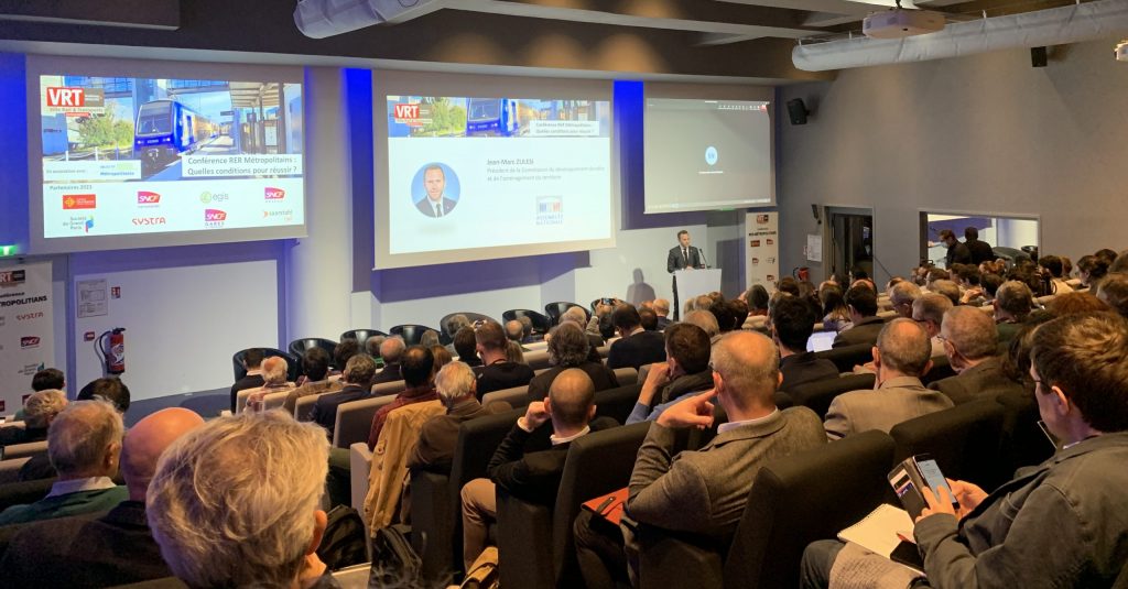 Jean-Marc Zulesi annonce une loi d'accélération des RER métropolitains pour juin 7 colloque RER Métropolitains organisé le 13 avril par VRT et Objectif RER Métrpolitains
