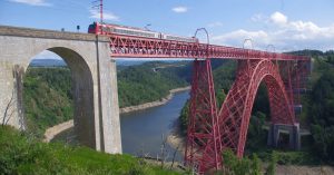 Viaduc de Garabit, ligne des Causses et train de l'Aubrac