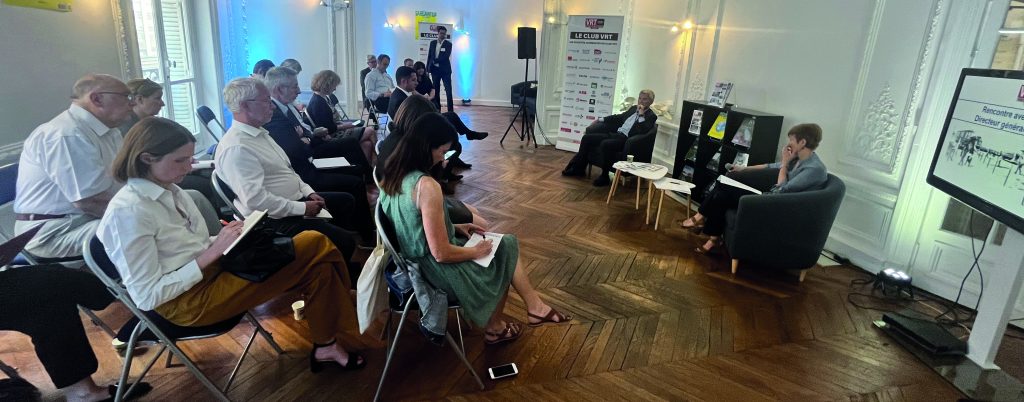 Le Club VRT s’est tenu
le 6 juillet 2023 dans
nos locaux de la rue de
Clichy à Paris.