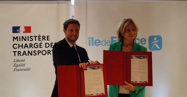 Signature le 26 septembre du protocole d'accord pour le financement d'IDFM