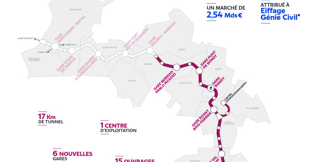 Ligne 15 est
Grand Paris