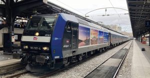 Gare de l'Est le 12/12/2023, arrivée du train de nuit venant de Berlin