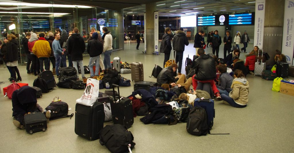 Voyageurs Eurostar coincés à Saint-Pancras en janvier 2015