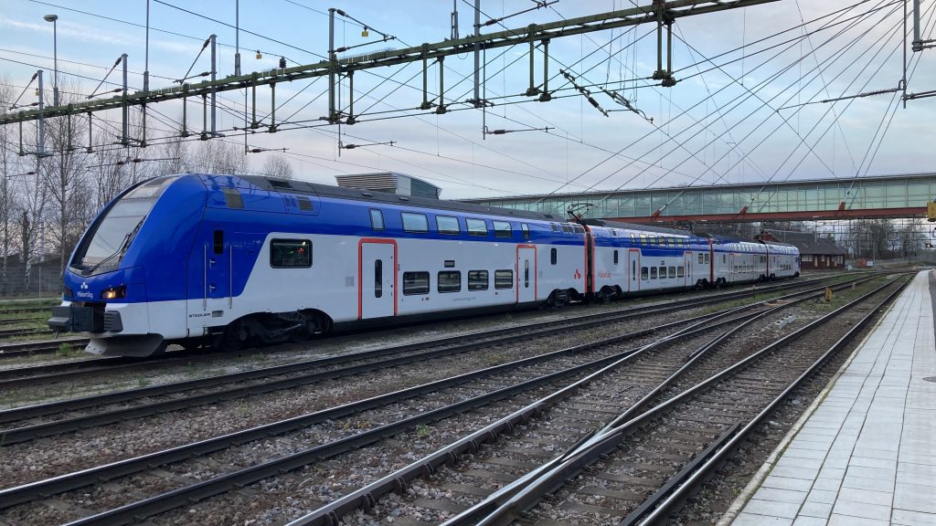 Train régional Mälartåg Suède