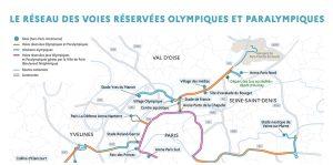 carte voies olympiques