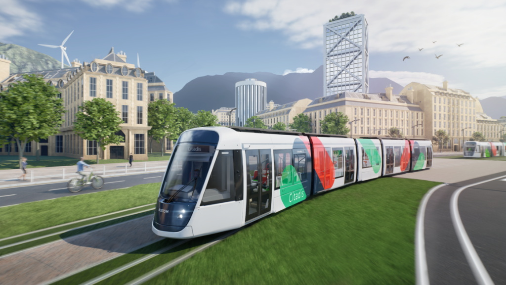 Tram Citadis pour Le Havre © ALSTOM SA 2023. Advanced Creative Design