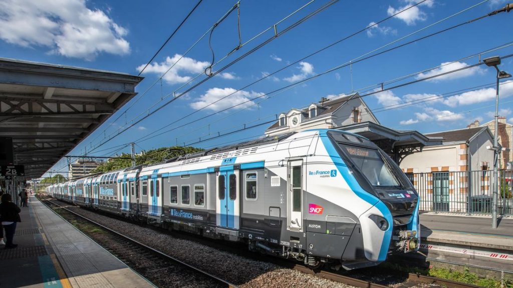 RER NG d’Alstom sur la ligne RER D
