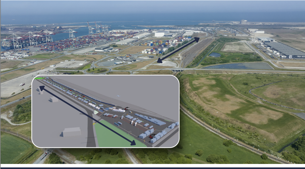 Port de Dunkerque et son future terminal de ferroutage