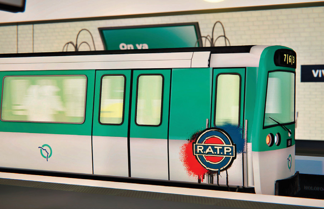 Tag RATP metro
