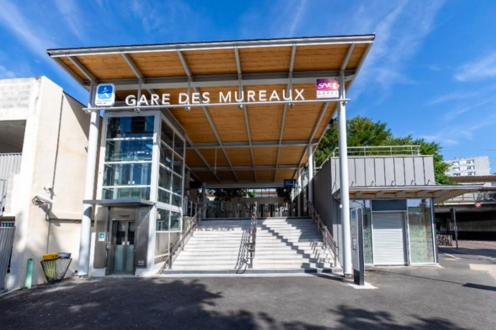 Nouvel acces sud de la gare des Mureaux © Valentine Pedoussat