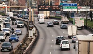 Une voie de covoiturage expérimentée sur le périphérique