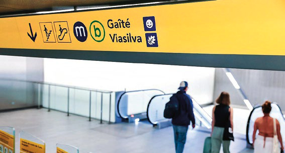 signalétique inclusive pour le métro de Rennes