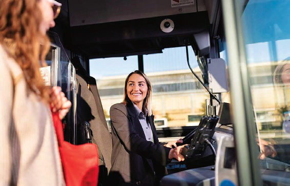 formation 100 % fémininepour devenir conductrice de bus