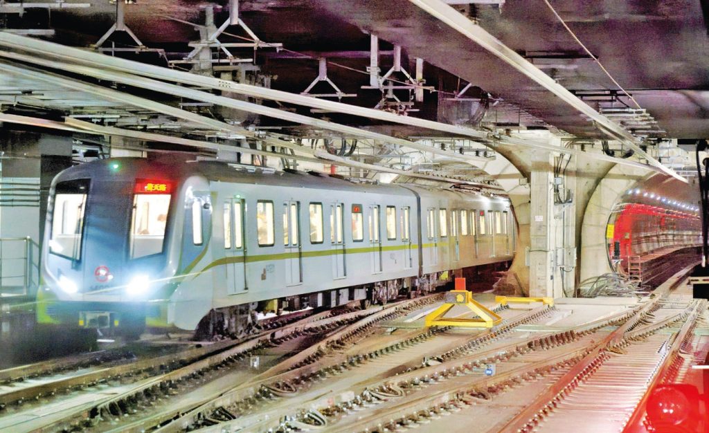 Ligne 14 à Shanghai.