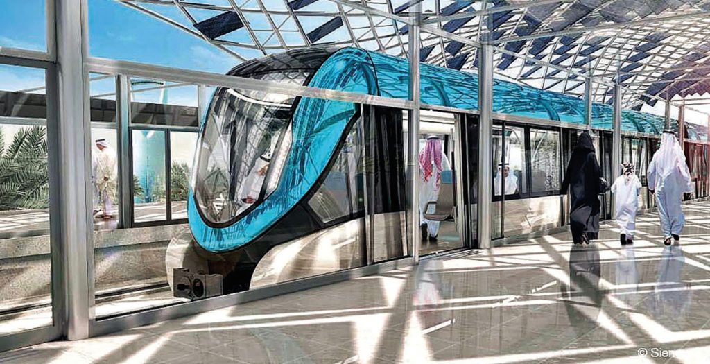 Métro de Riyad.