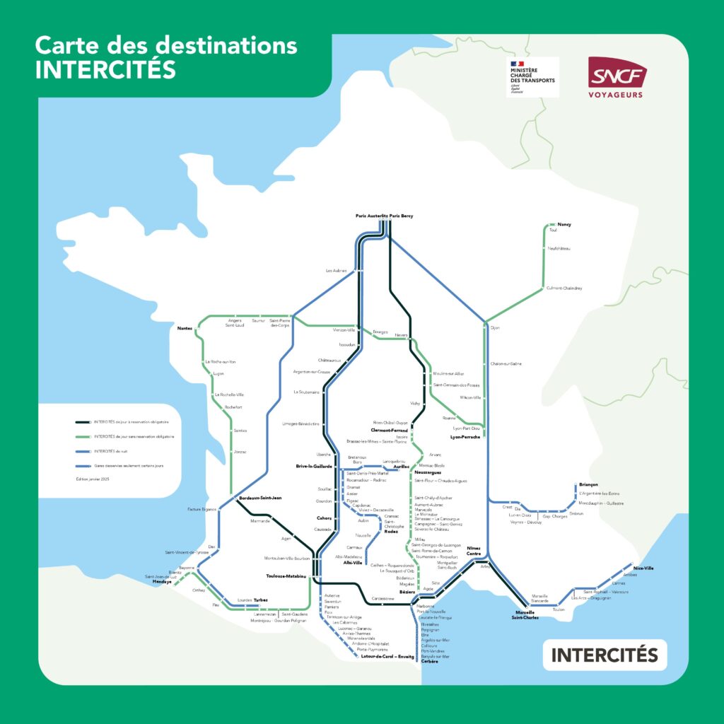 Wiremind remporte l'appel d'offres pour vendre les billets des trains Intercités 8 carte intercites 2025 pdf