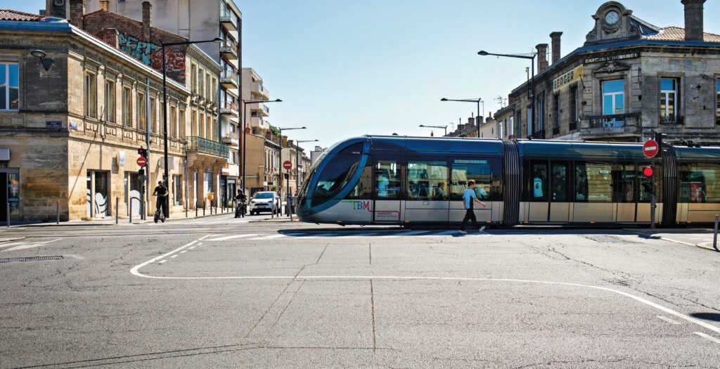 Ligne de tramway de Bordeaux.