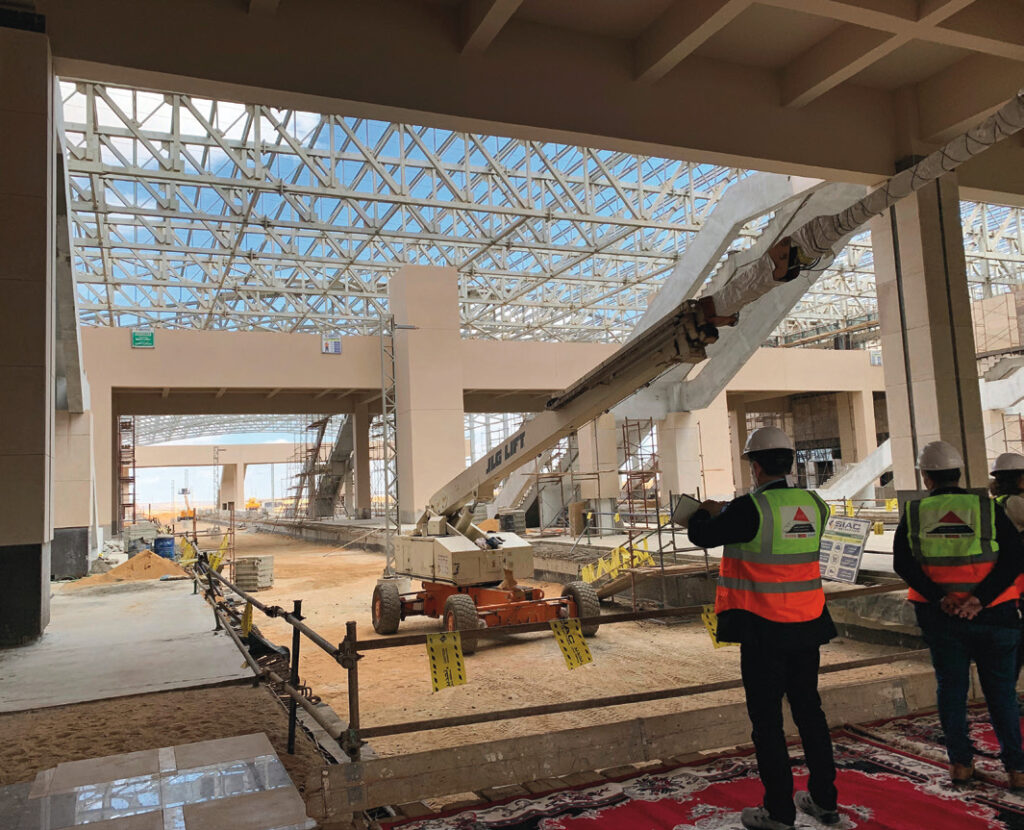 Les projets pharaoniques de l'Égypte pour son réseau ferroviaire 1 Egypte New Capital Station.