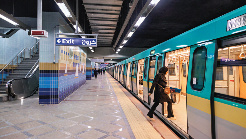 Ligne 3 du métrodu Caire, exploitée
par RATP Dev.