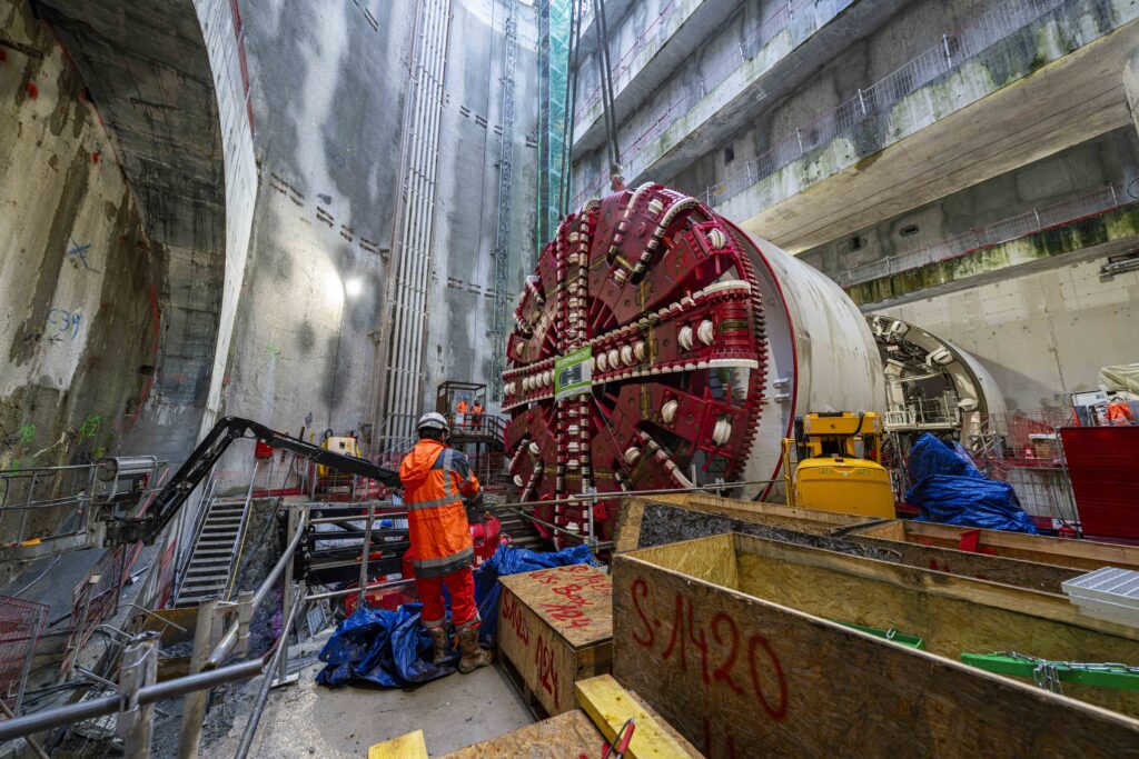 Lancement du deuxième tunnelier de la ligne 15 Ouest sud