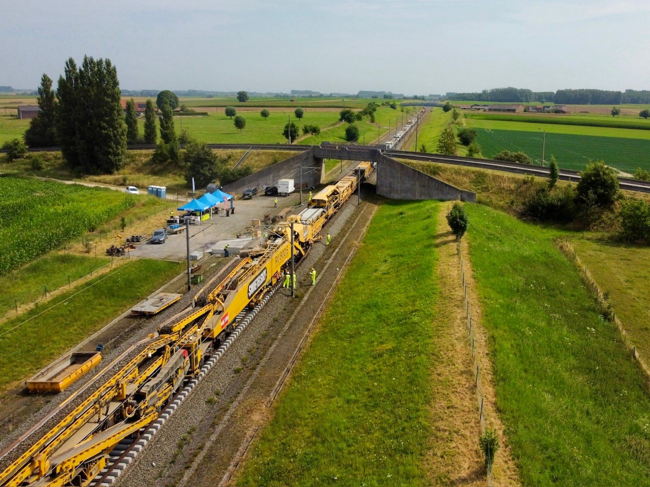 Vossloh fournira des appareils de voie de la LGV1 belge Bruxelles – frontière française