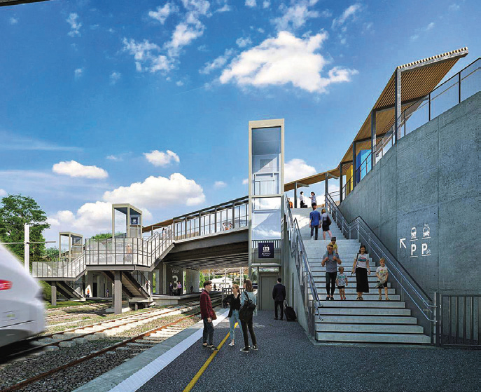 Gare Medoquine futur quai