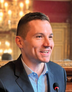 David Valence: "Nos ingénieurs adorent travailler sur des projets nouveaux" 1 David Valence, présidentdu Conseil d’orientation des infrastructures.