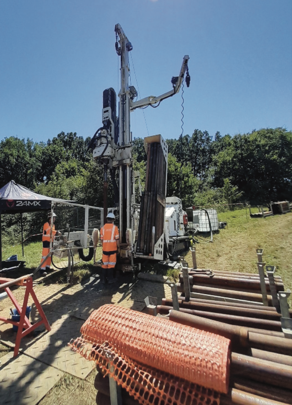 Géotec sonde le terrain avant la construction de la LGV Bordeaux – Toulouse