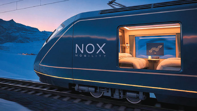 Le trainde nuit de Nox Mobility.