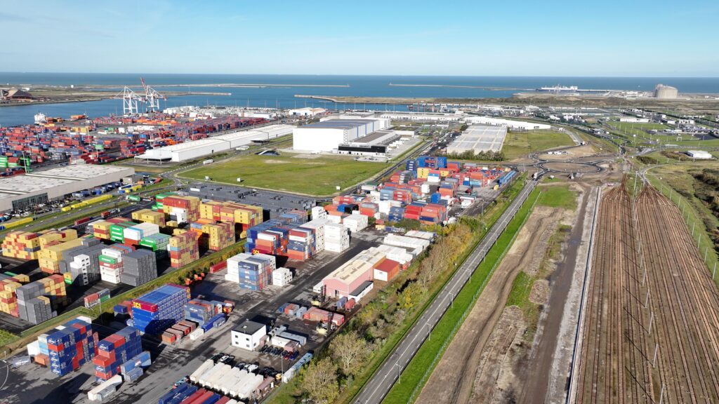 Un terminal de ferroutage inauguré au port de Dunkerque