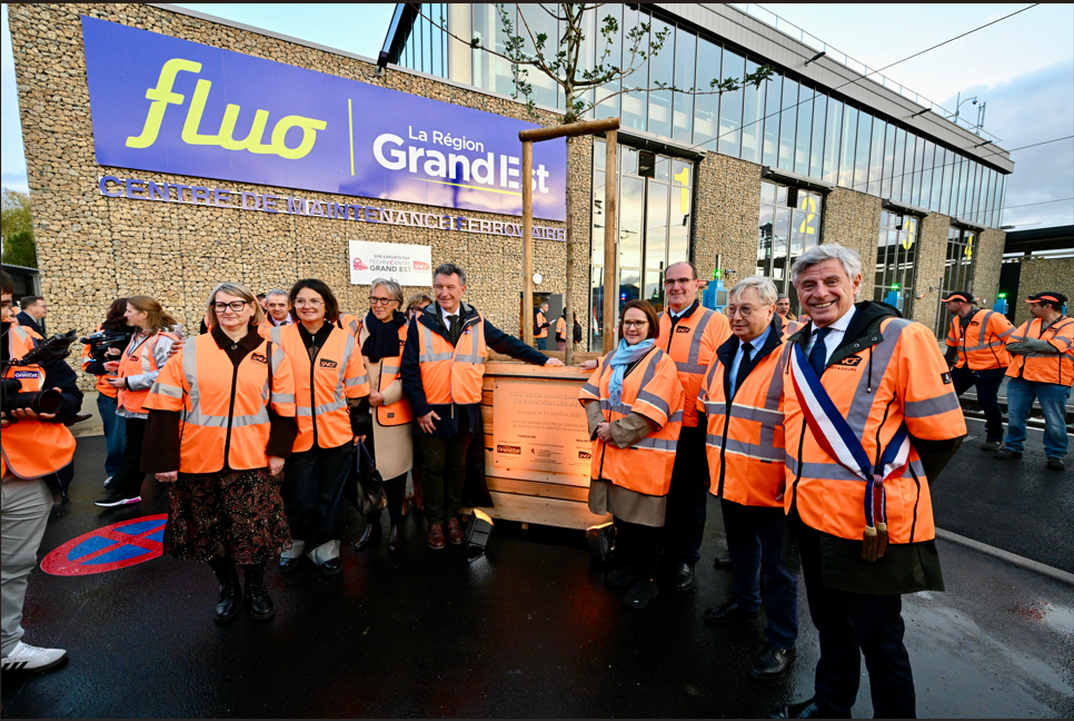 Le nouveau centre de maintenance de la Région Grand Est inauguré